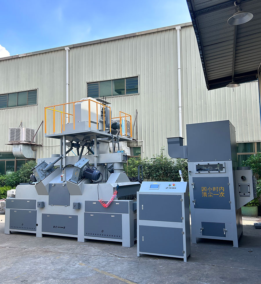 深圳百超拋丸機生產廠家制造的通過式拋丸機實拍圖片 深圳百超拋丸機生產廠家制造的通過式拋丸機實拍圖片