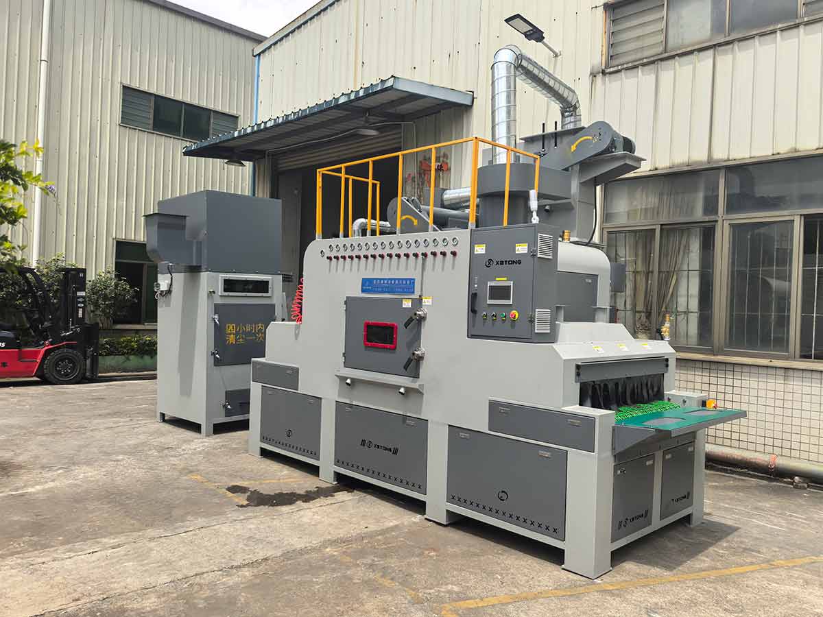 深圳百超噴砂機(jī)生產(chǎn)廠家制造的輸送式自動(dòng)噴砂機(jī)實(shí)拍圖片 深圳百超噴砂機(jī)生產(chǎn)廠家制造的輸送式自動(dòng)噴砂機(jī)實(shí)拍圖片